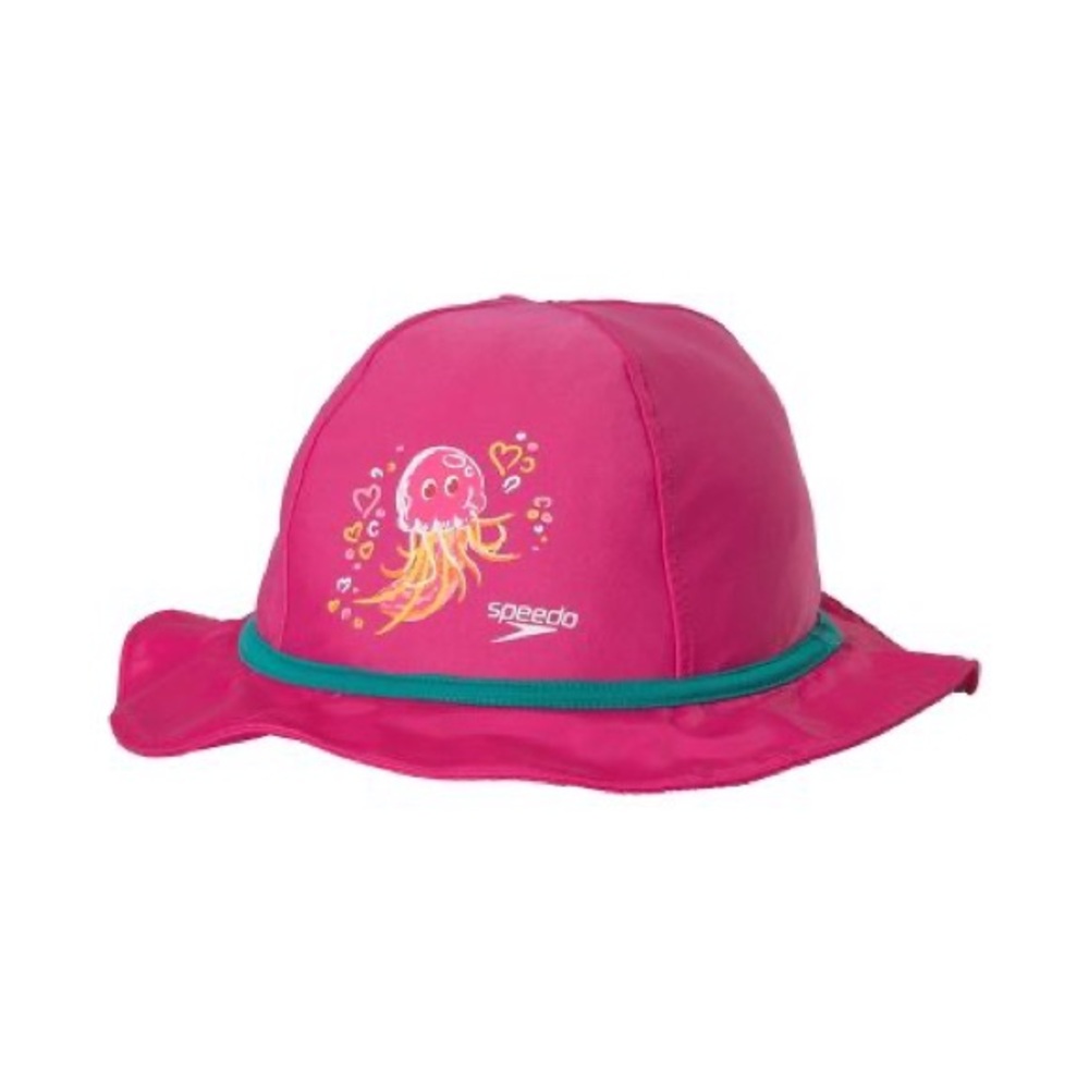 Speedo Kids' Bucket Hat- Pink Jelly Fish 12-24 Months